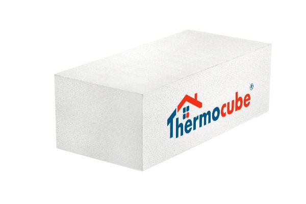 Газосиликатный блок Thermocube КЗСМ (КЗСМ), плотностью D500, шириной 400 мм, длиной 600 мм, высотой 250 мм.