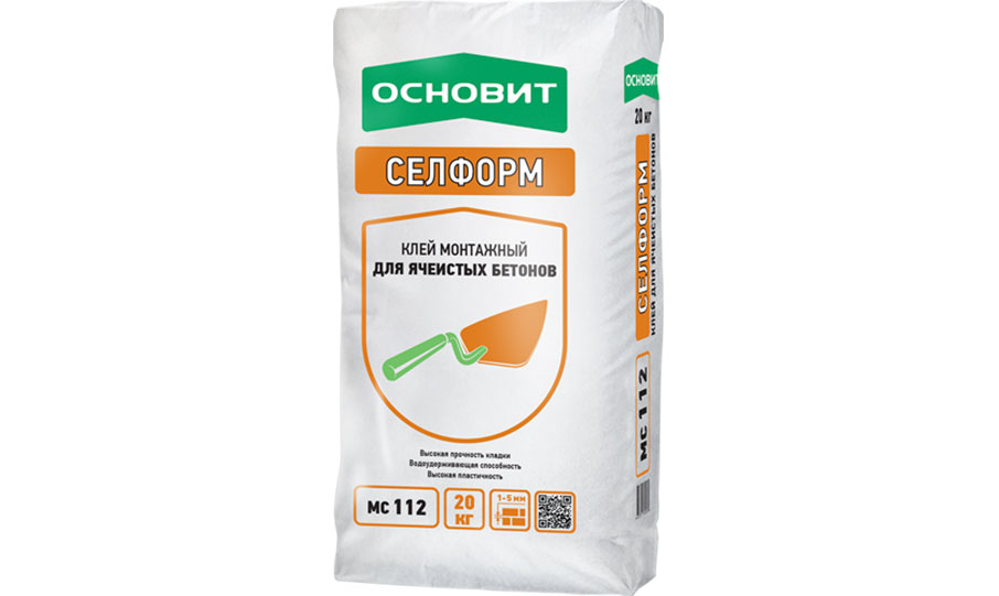 Клей монтажный ОСНОВИТ, СЕЛФОРМ МС 112 (ранее серия Т-112), 20 кг
