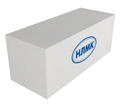 Блок газобетонный стеновой D300 B1,5 625х200(100)х250 НЛМК
